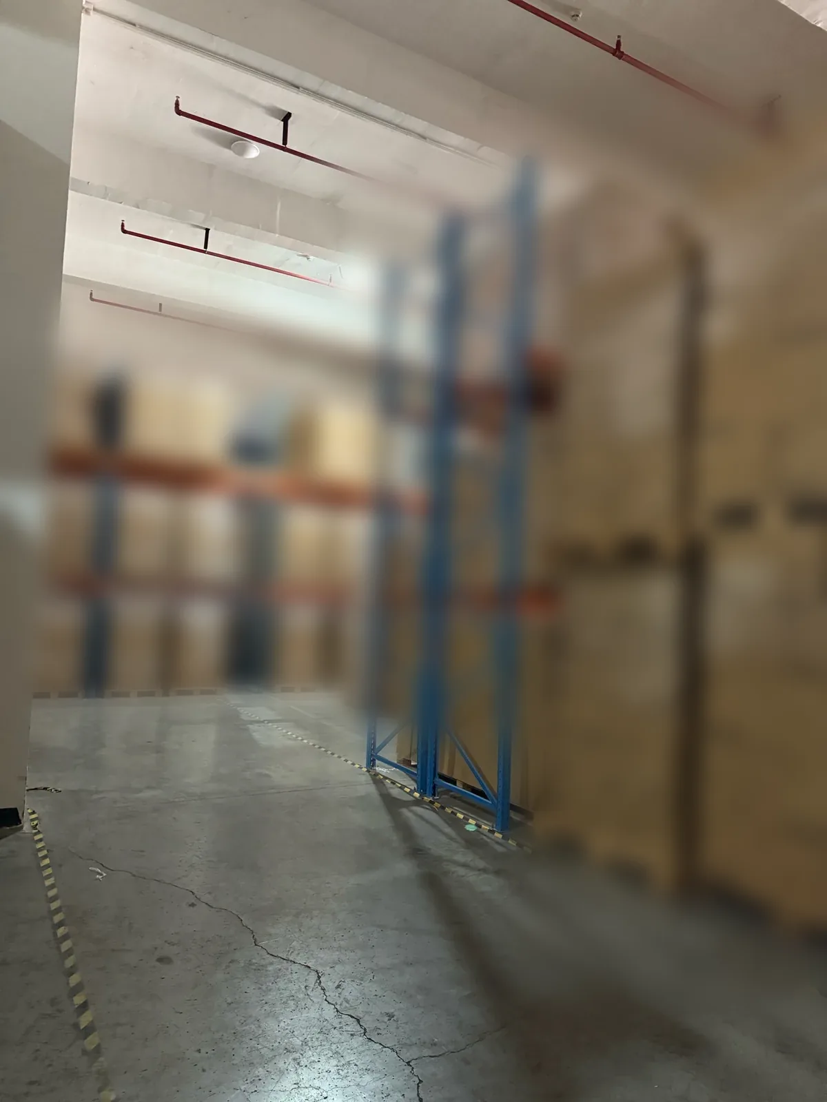 Racked storage in Noryce's own Guangzhou warehouse
